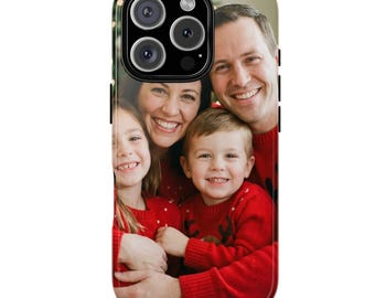Custom Photo Phone Case, Personalized Picture Case for iPhone and Samsung, Family Photo Gift