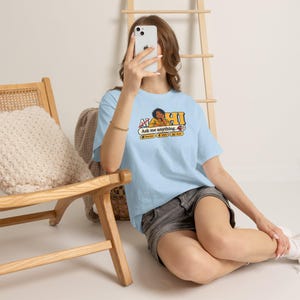 Funny AI Shirt, Tech Gift for Her (100% Cotton) image 11