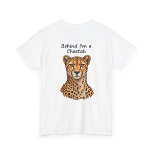 In Front I'm a Rhodesian Ridgeback, Behind I'm a Cheetah T-Shirt, Two-Sided Ridgeback Owner Gift, Funny Dog Lover Tee image 7