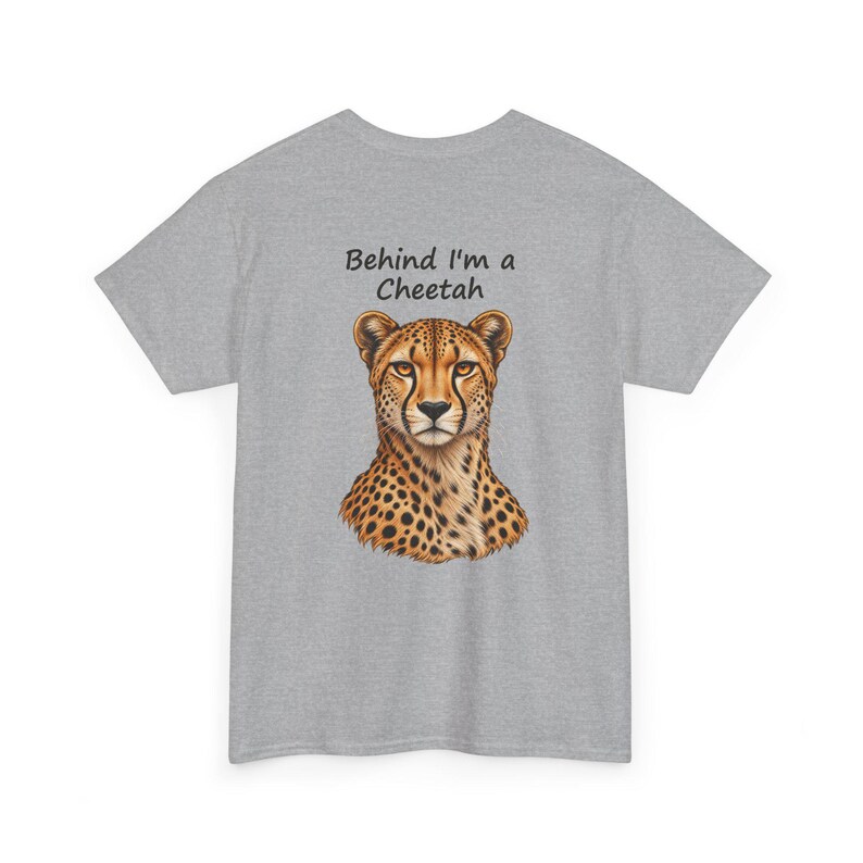 Camiseta con estampado de Rhodesian Ridgeback y guepardo, regalo divertido para amantes de los perros, estampado a doble cara. imagen 8