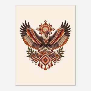 Andean Condor Poster, Peruvian Folk Art Print, Andes Mountains Wall Decor image 6