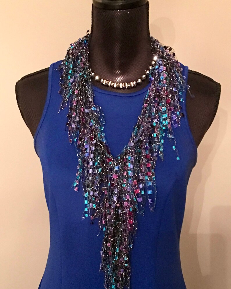 cobalt scarf