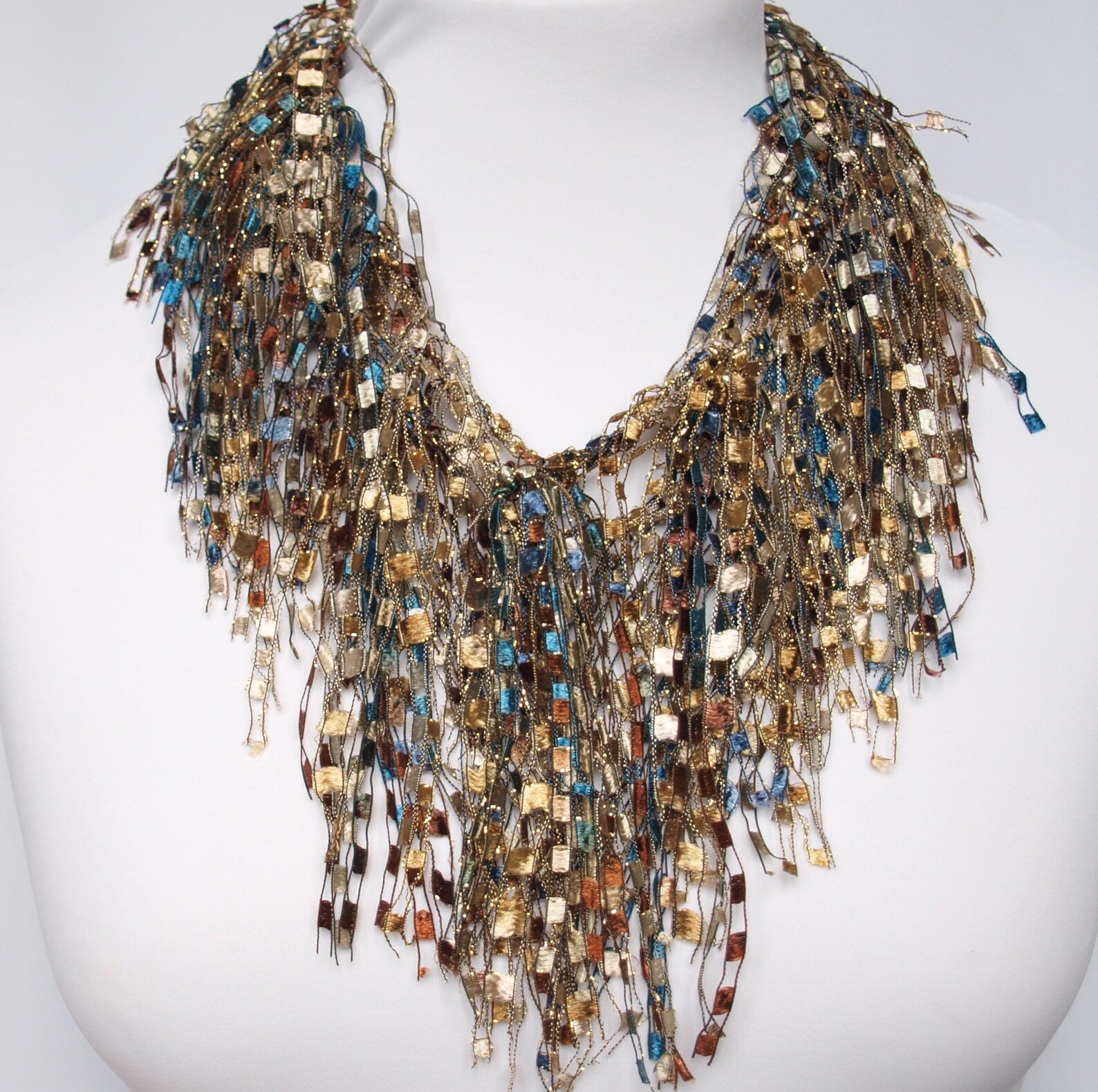 Boho bib necklace Clearance