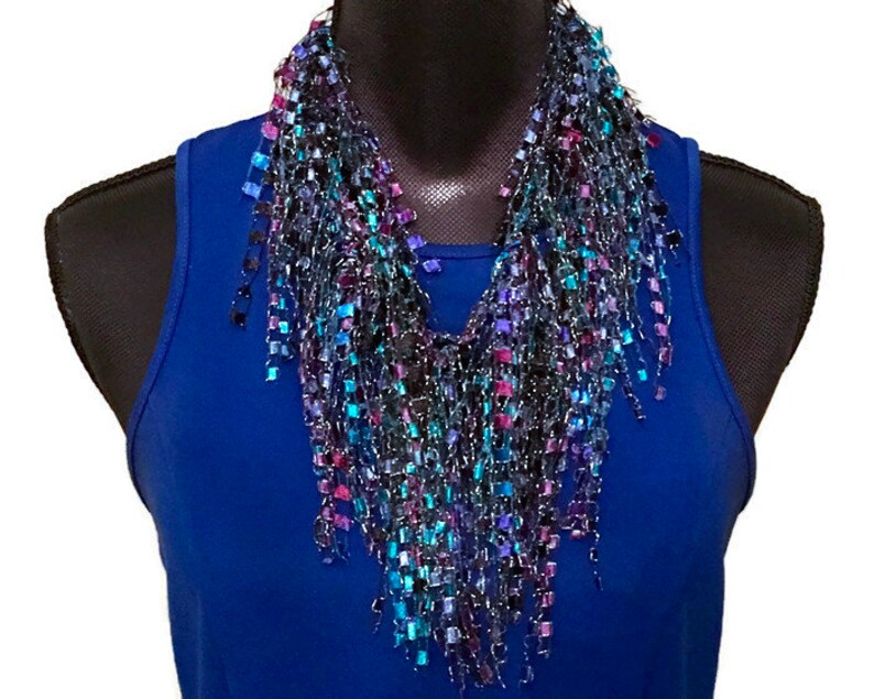 cobalt scarf