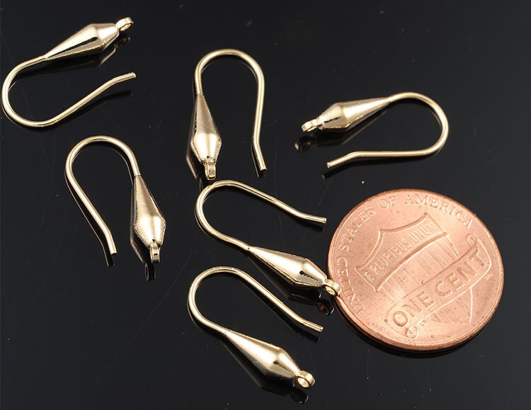 2pair/4pcs-17.5mmx3mm Bright Rhodium Plated Brass Elegent