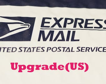 USPS Express Mail -Shipping upgrade listing for US customers and Rush Shipping upgrade