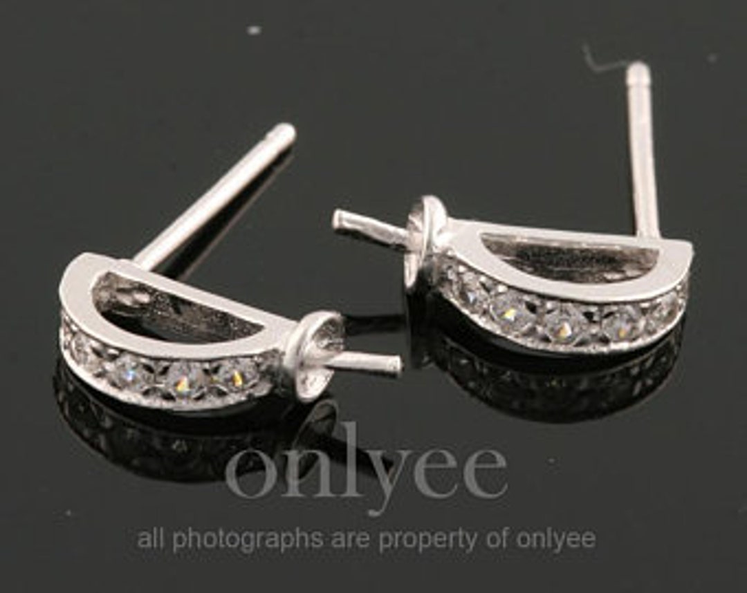 Argento sterling (925) zirconia cubica rotonda mix anello multipli