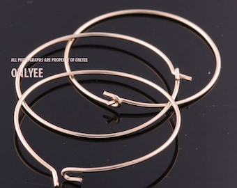 Philip Jones Orecchini A Cerchio Oro 30 Mm – Placcati In Ottone – Ipoallergenici – Regalo In Sacchetto
