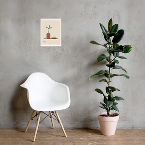 Leaf and Line - Minimal Botanical Art Print