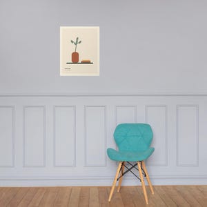 Leaf and Line - Minimal Botanical Art Print
