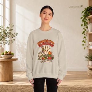 Occupational Therapy Crewneck Sweatshirt, Helping Little Hands Do Big Things