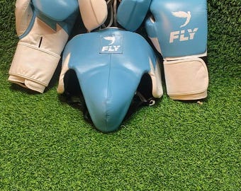 Fly Super Velcro Boxing Set, Training Gloves, Headgear and Groin Protector