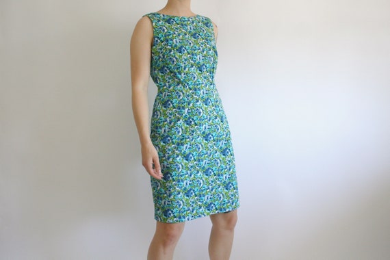 Vintage 90s Does 70s Floral Print Midi Length She… - image 2