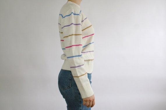 Vintage 80s Wrangler rare long sleeve crew neck p… - image 4