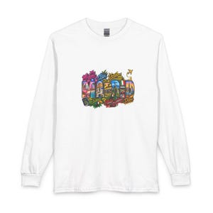 Book Stack Literary Quote Long Sleeve T-Shirt
