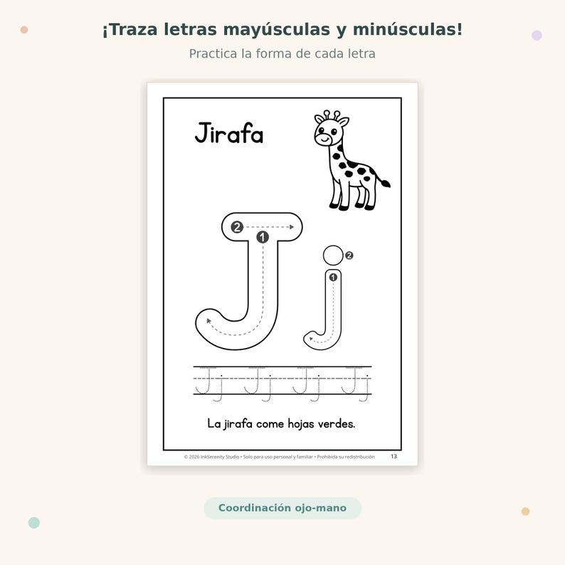 Spanish Alphabet Tracing & Coloring Book | ABC + Ñ Workbook | Preschool ...