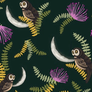 Digital Download - Owl Wallpaper - Doll House Wallpaper Miniature