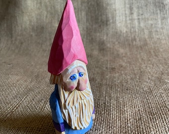 Gnome Wooden Hand Carved