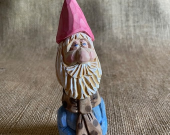 Gnome Hand Carved Wooden