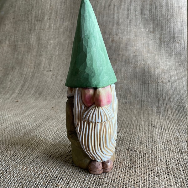 Hand Carved Gnomes Etsy