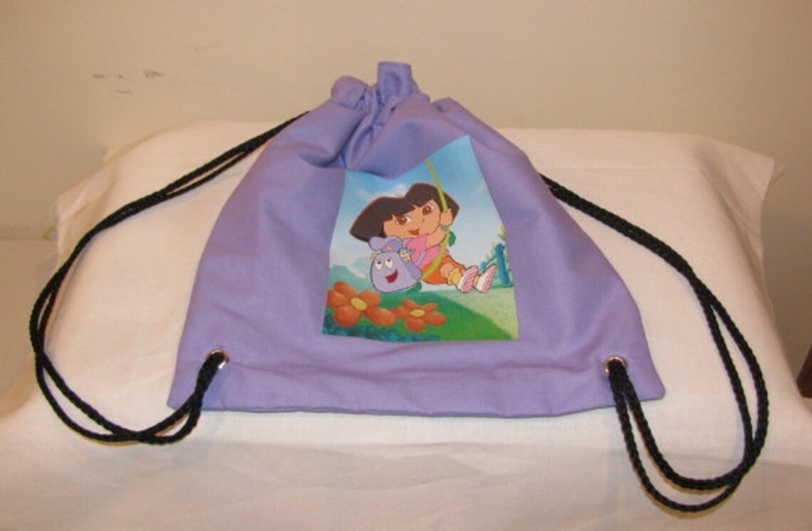 Dora the Explorer Drawstring Backpack Party Favor Bag Etsy
