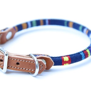 Cat Collar or Small Dog Collar - Nautical