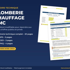 Technisch rapport over sanitair, verwarming en ventilatie – Word-sjabloon voor aanbestedingen in de bouwsector