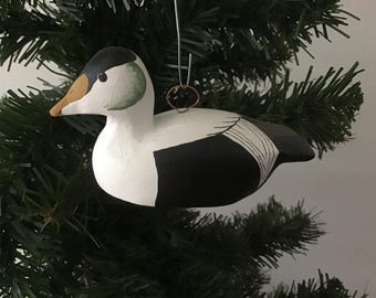 Eider duck ornament