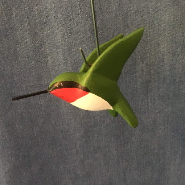 Flying Hummingbird Ornament