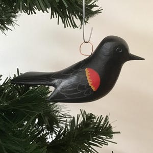 Red-Winged Blackbird Ornament