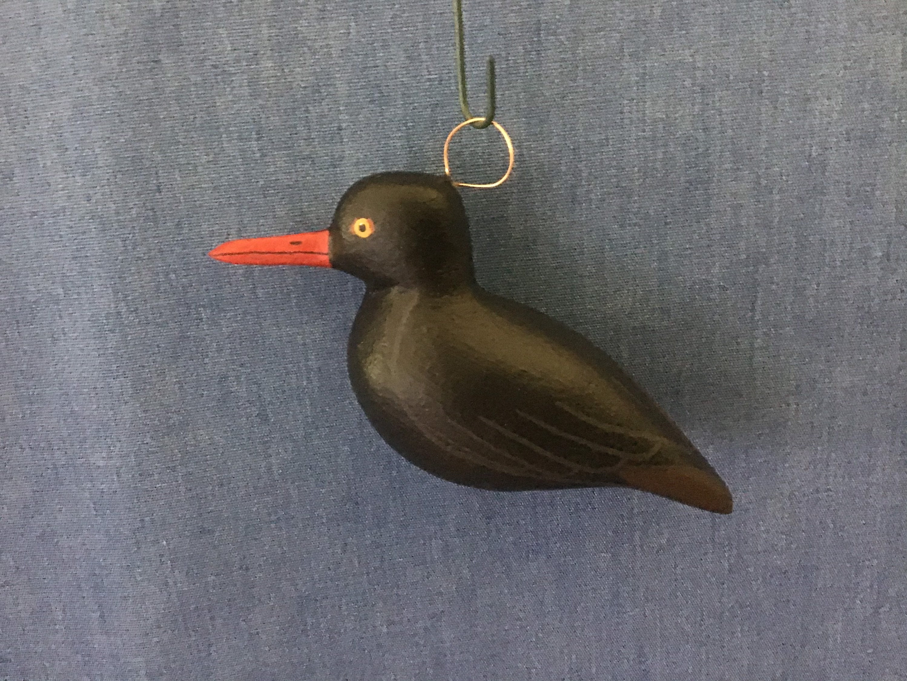Black Oyster Catcher ornament Etsy