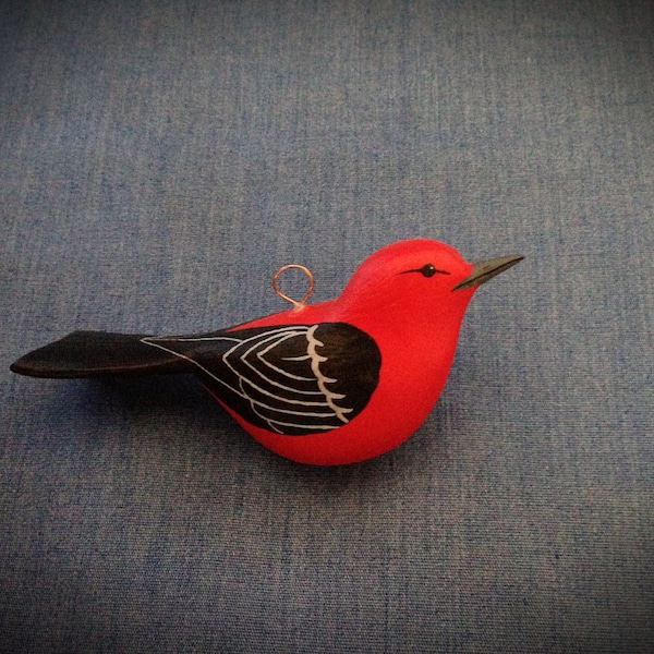 Scarlet Tanager Ornament