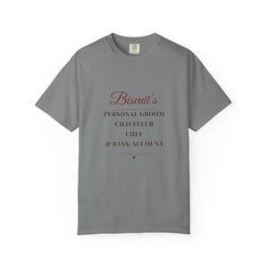 Personalisiertes T-Shirt mit Pferdenamen, „Persönlicher Pferdepfleger, Chauffeur, Koch – Bankkonto“, lustiges Shirt für Pferdebesitzer, Geschenk für Reitsportbegeisterte Bild 6