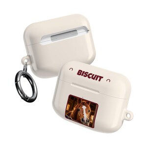 Personalised Horse Photo AirPods Case, Custom Name Earbud Case Cover, Fits Pro and Gen 1-4, Equestrian Gift, Horse Lover Gift image 5