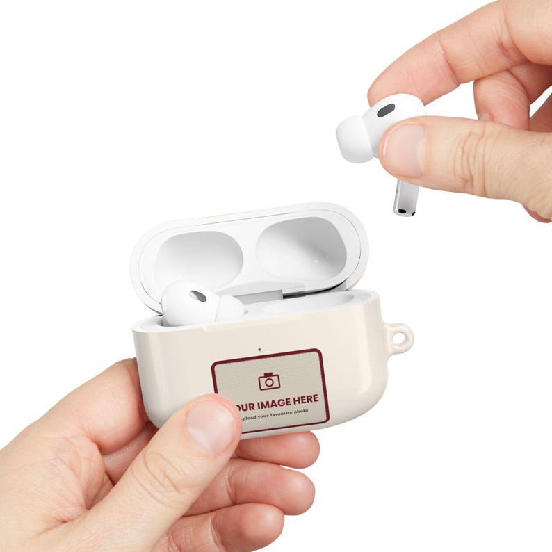 Personalised Photo AirPods Case, Custom Name Earbud Case Cover, Fits Pro and Gen 1-4, Couple Gift, Family Photo Gift image 6