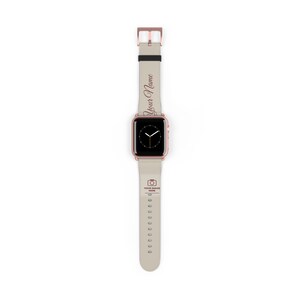Pulseira personalizada com foto para Apple Watch, pulseira com nome personalizado, sua imagem aqui, presente com foto da família e animais de estimação para ele ou para ela. imagem 6