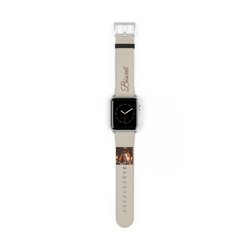 Personalised Horse Photo Watch Strap for Apple Watch, Custom Horse Name Band, Equestrian Gift, Horse Owner Gift, Pony Mum Gift image 4
