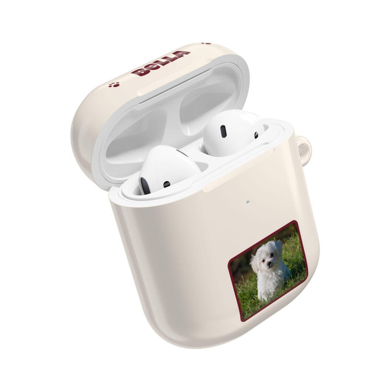 Personalised Pet Photo AirPods Case, Custom Name Earbud Case Cover, Fits Pro and Gen 1-4, Dog Mum Gift, Pet Lover Gift image 16