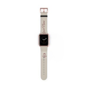Pulseira personalizada com foto para Apple Watch, pulseira com nome personalizado, sua imagem aqui, presente com foto da família e animais de estimação para ele ou para ela. imagem 8