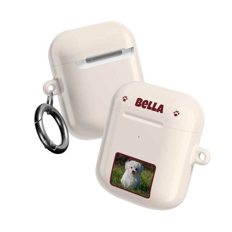 Personalised Pet Photo AirPods Case, Custom Name Earbud Case Cover, Fits Pro and Gen 1-4, Dog Mum Gift, Pet Lover Gift image 17