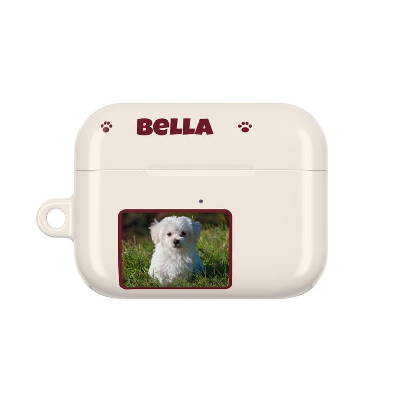 Personalised Pet Photo AirPods Case, Custom Name Earbud Case Cover, Fits Pro and Gen 1-4, Dog Mum Gift, Pet Lover Gift image 7
