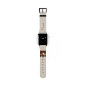 Personalised Horse Photo Watch Strap for Apple Watch, Custom Horse Name Band, Equestrian Gift, Horse Owner Gift, Pony Mum Gift image 2