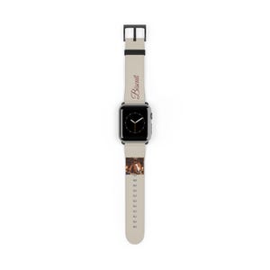 Personalised Horse Photo Watch Strap for Apple Watch, Custom Horse Name Band, Equestrian Gift, Horse Owner Gift, Pony Mum Gift image 1
