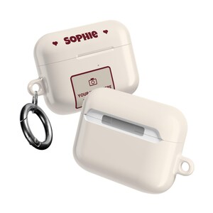 Personalised Photo AirPods Case, Custom Name Earbud Case Cover, Fits Pro and Gen 1-4, Couple Gift, Family Photo Gift image 11