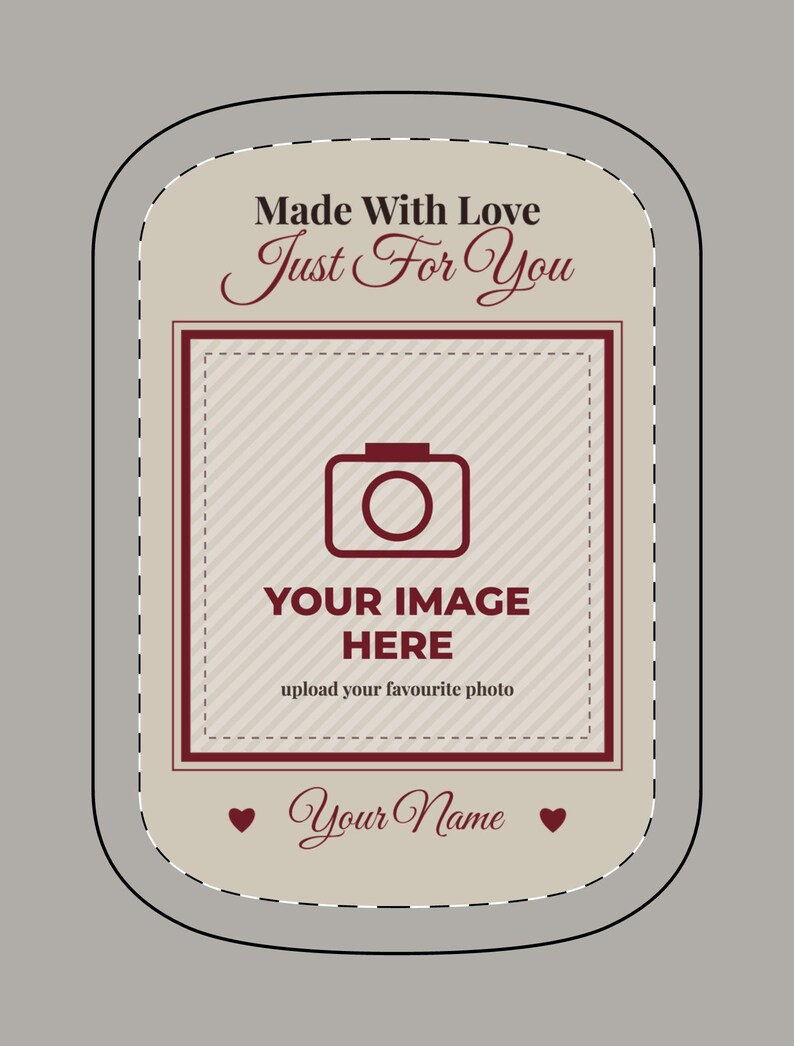 Personalised Photo Power Bank, Magnetic Wireless Phone Charger, Your Image Here, Custom Name Tech Gift for Him or Her image 1