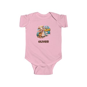 Personalised Baby Bodysuit, I Didn't Do It Funny Goat Baby Vest, Custom Name Baby Grow, Baby Shower Gift, New Baby Gift image 4