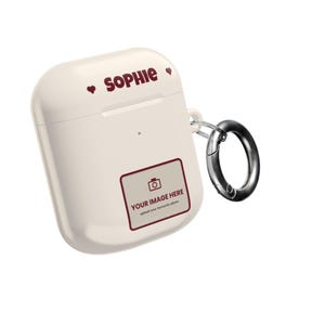 Personalised Photo AirPods Case, Custom Name Earbud Case Cover, Fits Pro and Gen 1-4, Couple Gift, Family Photo Gift image 15