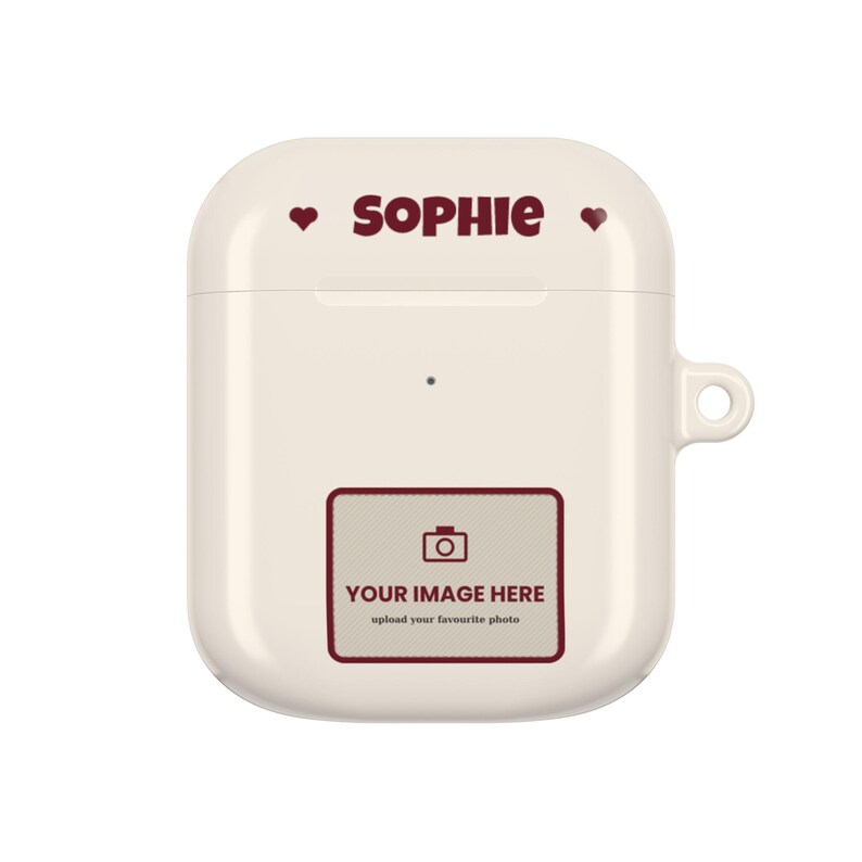 Personalised Photo AirPods Case, Custom Name Earbud Case Cover, Fits Pro and Gen 1-4, Couple Gift, Family Photo Gift image 19