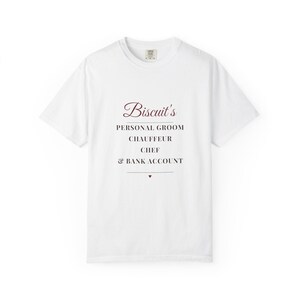 Personalisiertes T-Shirt mit Pferdenamen, „Persönlicher Pferdepfleger, Chauffeur, Koch – Bankkonto“, lustiges Shirt für Pferdebesitzer, Geschenk für Reitsportbegeisterte Bild 1