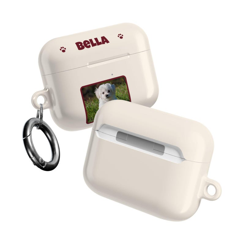 Personalised Pet Photo AirPods Case, Custom Name Earbud Case Cover, Fits Pro and Gen 1-4, Dog Mum Gift, Pet Lover Gift image 11